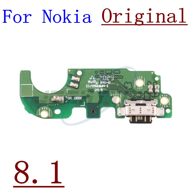 Original For Nokia 8 7 6 5 5.1 6.1 7.1 8.1 5.4 Power Charger Dock USB Charging Port Plug Board With Microphone Flex Cable