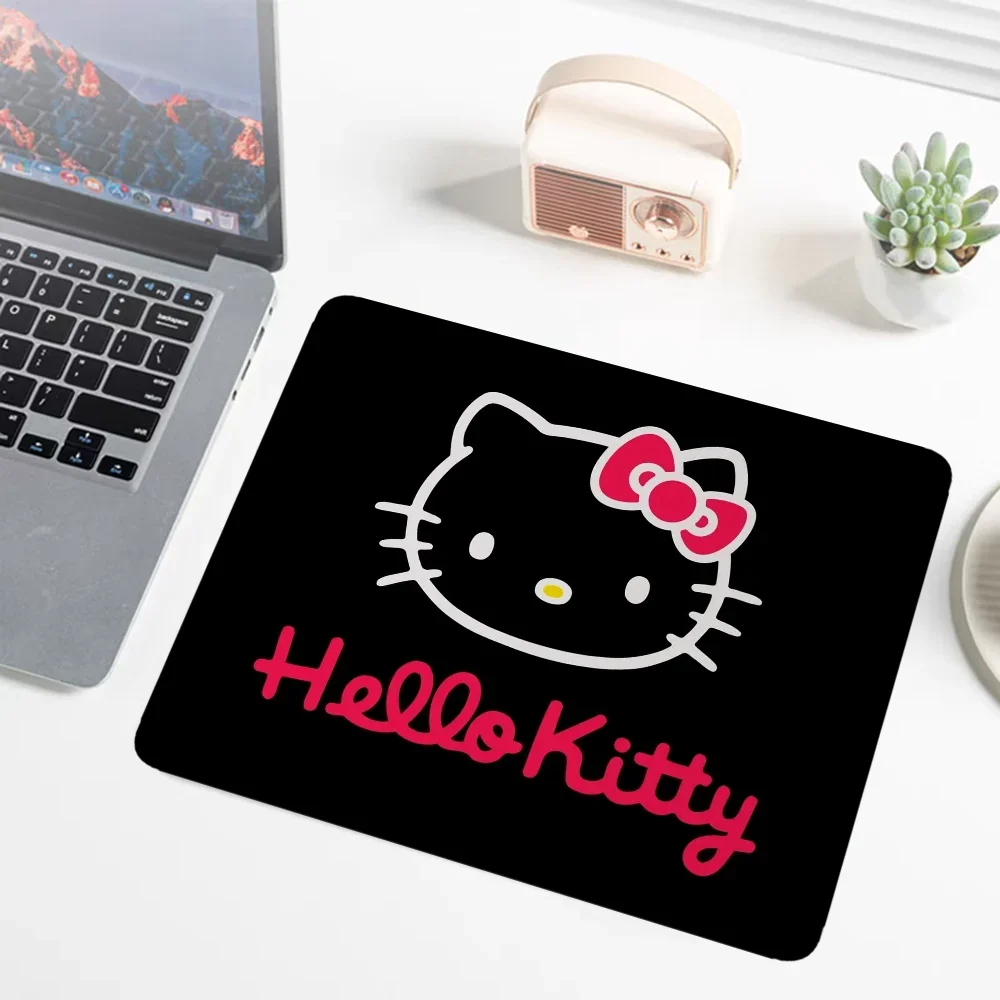 Office Small Size Hello Kitty Leather Mouse Pad Sanrio Desktop Mat Student Cartoon Computer Desk Accessories Cute Mousepad Mats