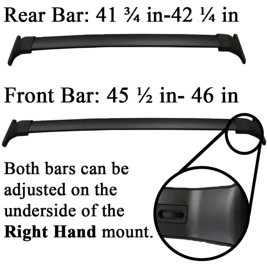 BRIGHTLINES قضبان متقاطعة رفوف السقف قضبان الأمتعة لاستبدال 2011-2017 هوندا أوديسي تصميم متين من سبائك الألومنيوم مع ارتفاع #5