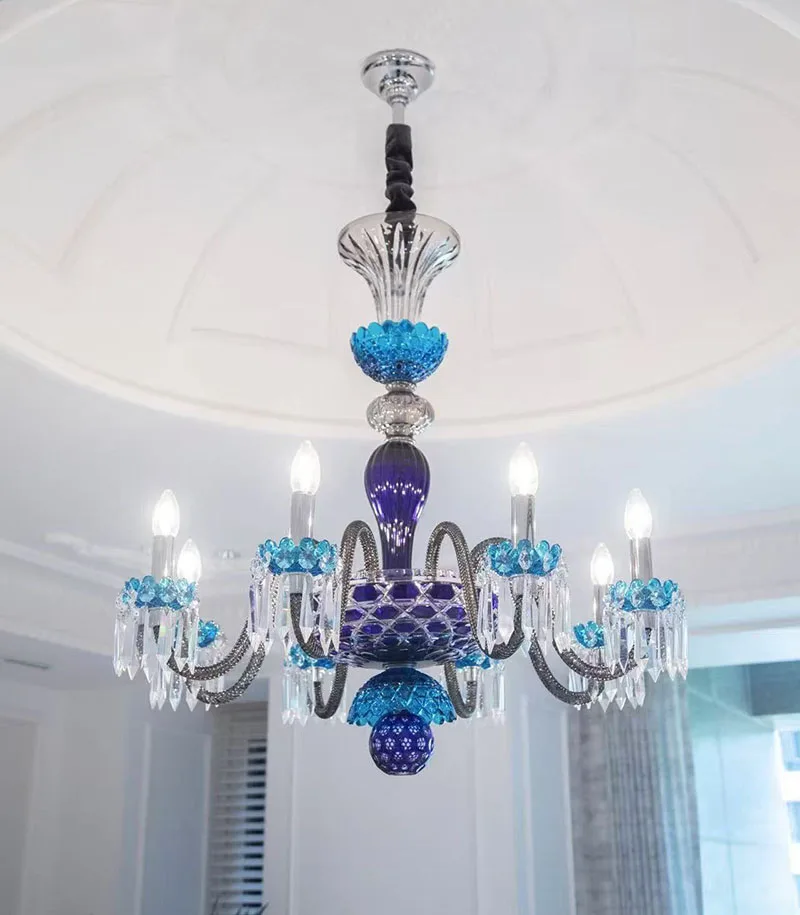 St Louis Crystal Chandelier Lighting For Living Room Gold Hanging Lamp For Dining Room Hall Lobby Kitchen Island Hanging Light