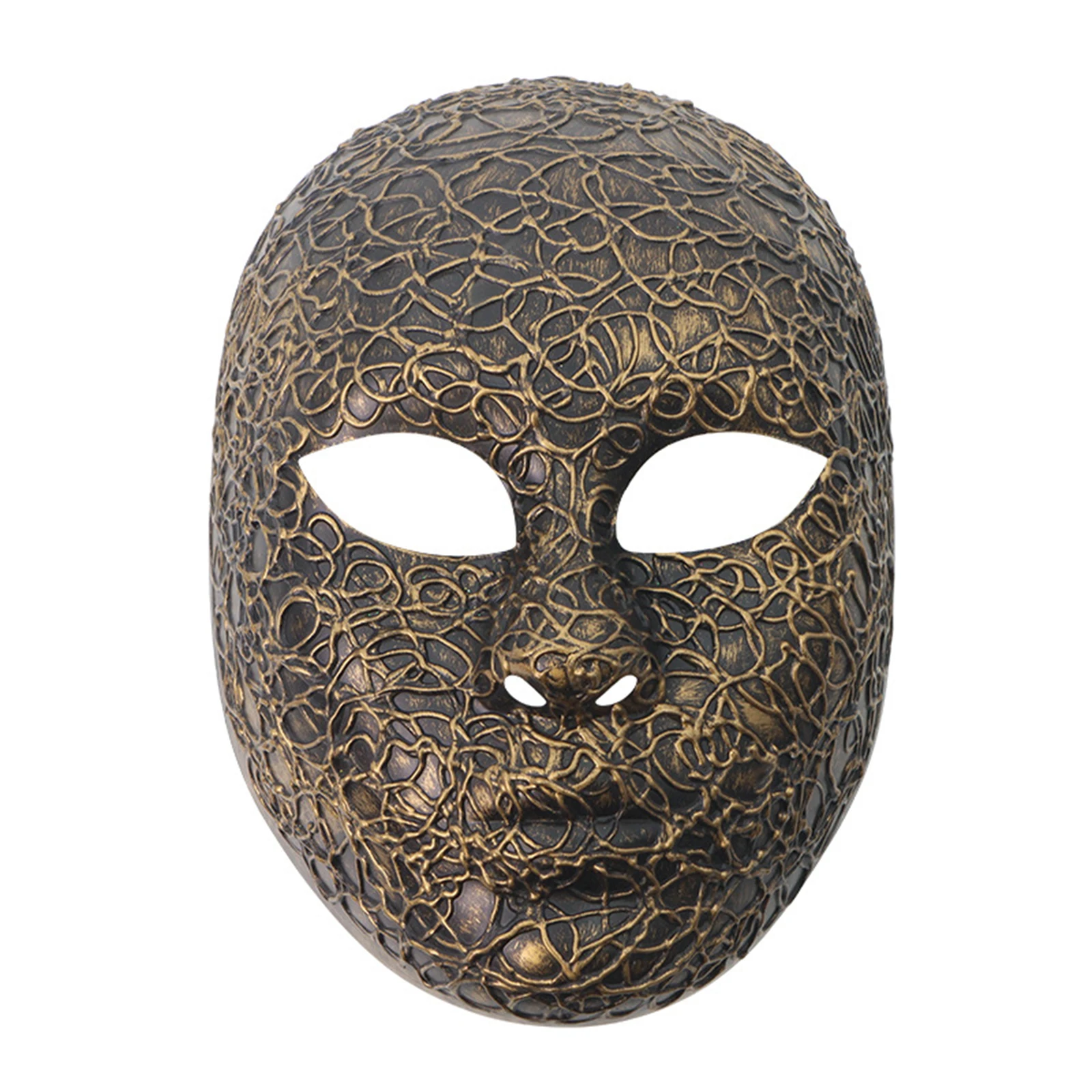Unisex Damen Herren Kunststoff Sichtbar Gruselig Vollgesichtsmaskerade Kostüm Maske Party Requisiten Versorgung für Performance Cosplay Halloween