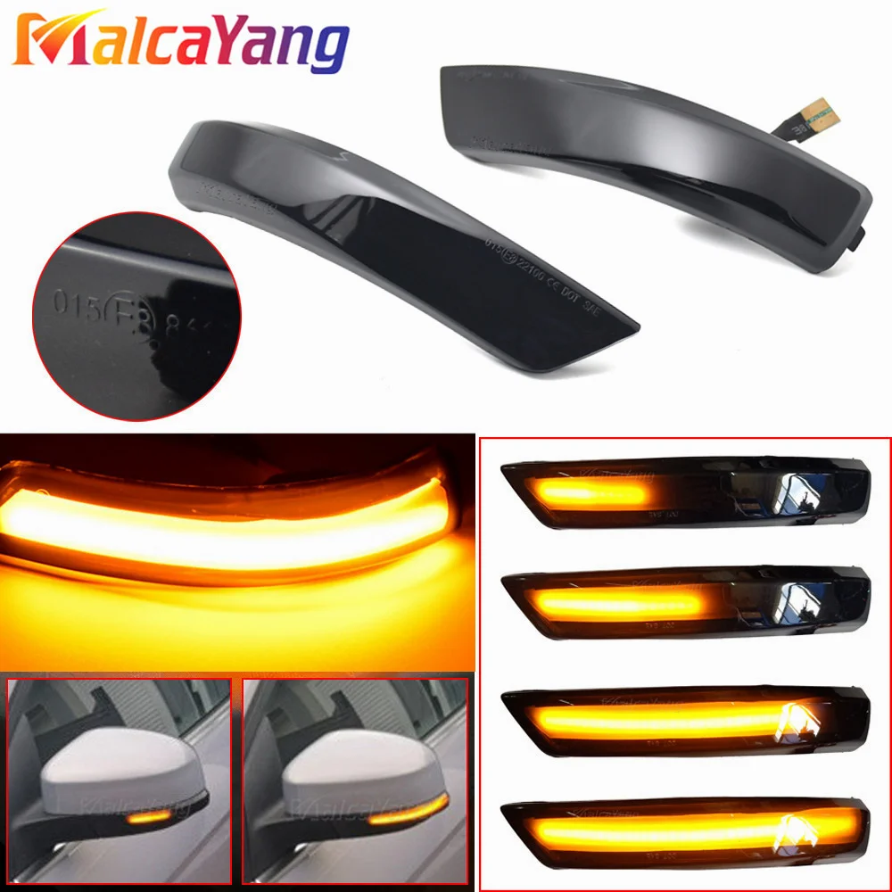 Dynamic Turn Signal Light LED Side Wing Rearview Mirror Indicator Blinker Repeater Light For Ford Focus 2 Mk2 3 Mk3 Mondeo 4 Mk4