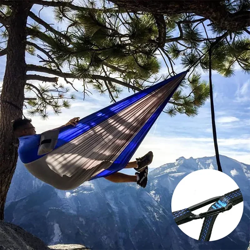 Strong Carabiner Cips For Hammock Rope Accessories String And Strap Carabiners 2pcs 3m 2m Set Meters Camping Equipments Tent