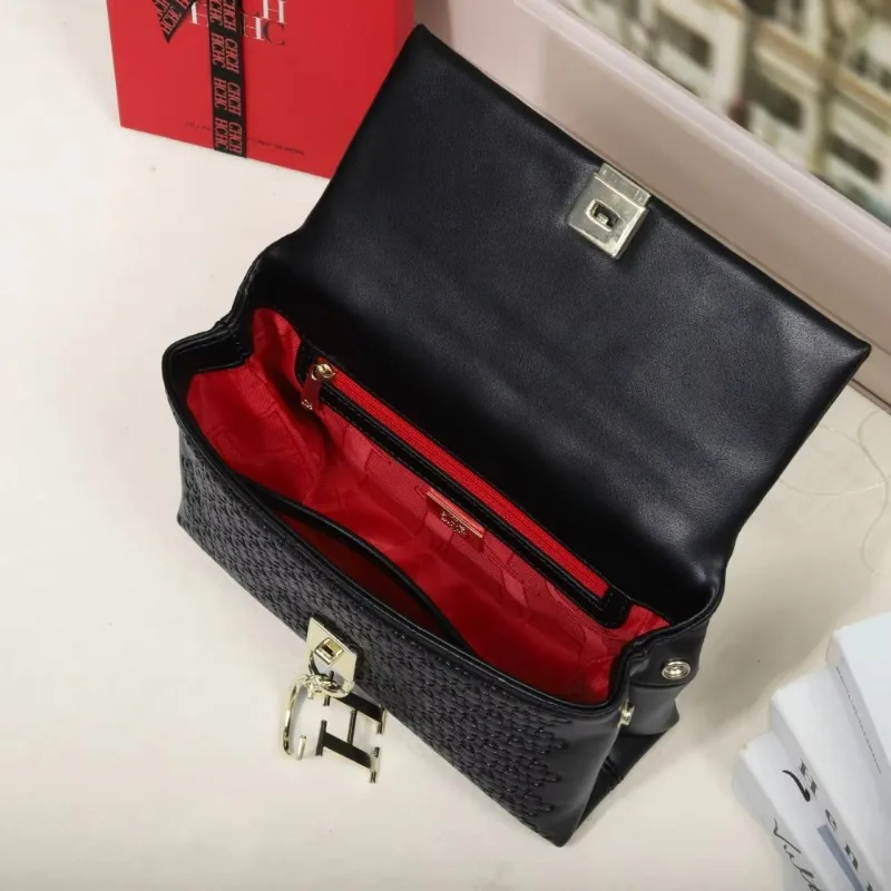 Vintage Distressed Leather Messenger Bag For Women Retro Crossbody Purse With Antique Buckle