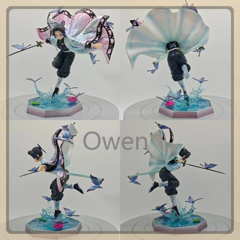 Kochou Shinobu Anime Demon Slayer:Kimetsu no Yaiba Figurine Rengoku Kyoujurou Action Figure PVC Statue Collection Model Toy Gift