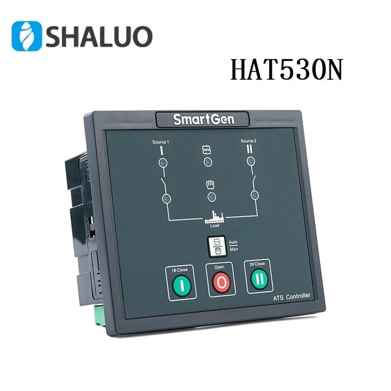 Imagem -06 - Ats Gerador de Energia Dupla Módulo Controlador Interruptor Transferência Automática Painel Controle Gerador Peças Acessórios Hat520n Hat530n