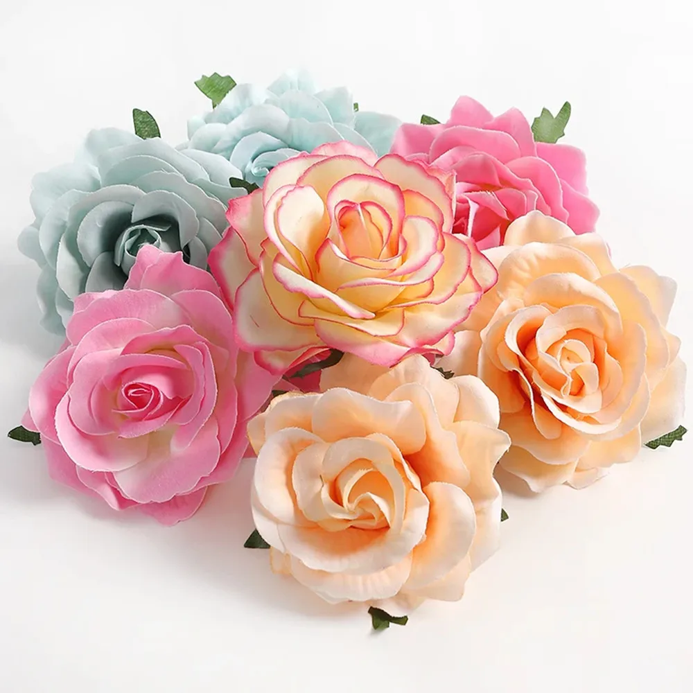 Hot Selling Rose Flower Hairpins Fashion Bridal Hair Clip Brooch Wedding Party Hair Accessories Headwear Big Flowers Side Clips