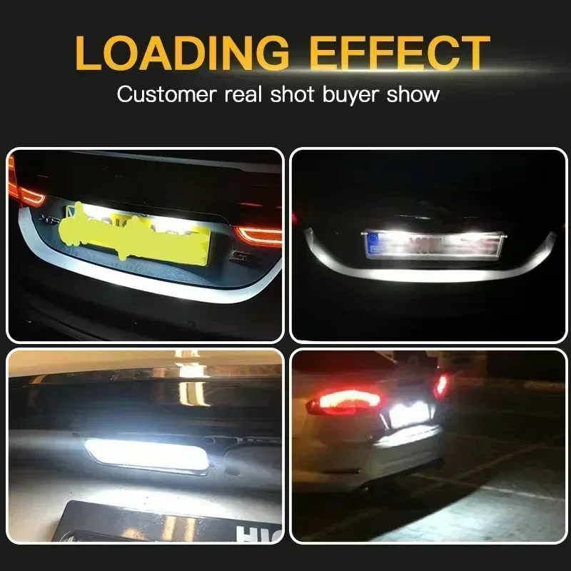 مصابيح لوحة رقم الترخيص LED لـ Dacia Duster 2010-up Lodgy 2012-UP Logan MCV 2013-UP Renault Zoe BFM Laguna Captur #6