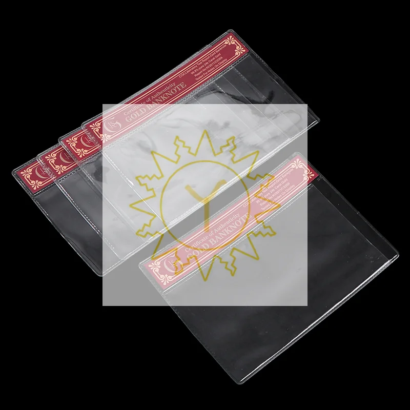 1Pc COA Normal Gold Banknote New Product Gold Foil Banknote In PVC Plastic Frame