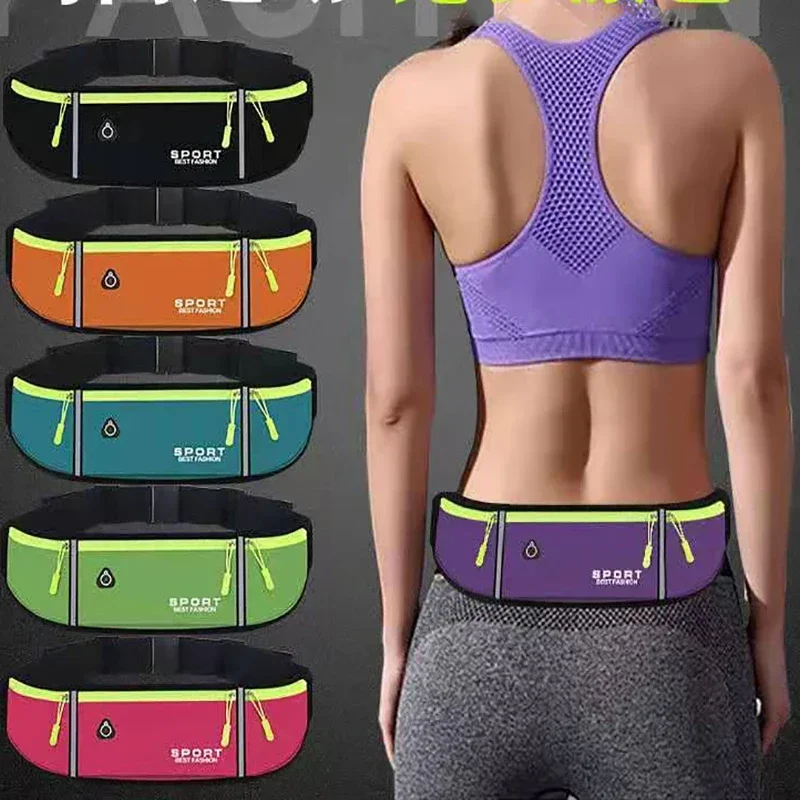 Wasserdichte Outdoor-Sport-Lauf-Hüfttasche Marathon Fitness kann Wasserflasche halten Handy-Hüfttasche – Detail 2