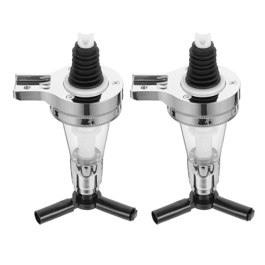 

2 Pcs Divider Pump Head Liquor Pourer Wall Mounted Dispenser Rational Bottle Holder Beverage Shot Pourer Water Bottle