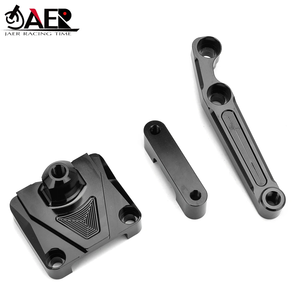 Motorcycle Steering Damper Stabilize Bracket Mount Kit Motobike Support For Kawasaki NINJA 250R EX250 2008-2012