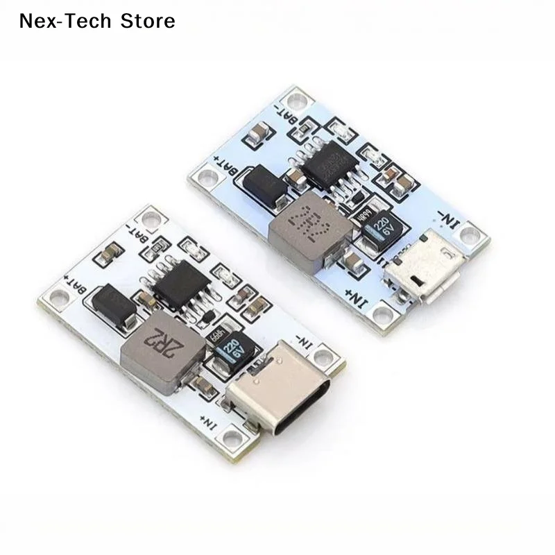 [NT]2S 7.4V 8.4V Boost Power Module 5V 2A Lithium Battery Charger Step Up Protection Board 18650 Bank Charger Board Components