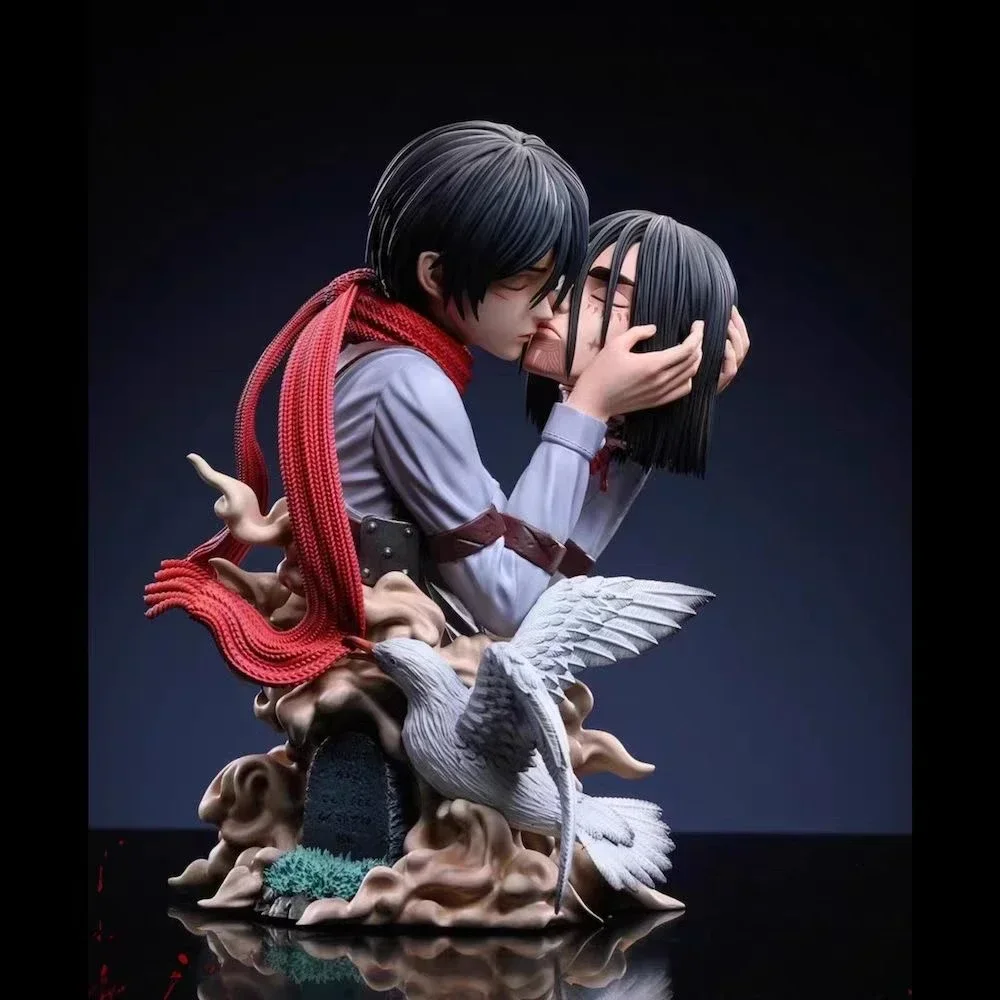 Boîte aveugle mystère attaque sur Titan, figurine de dessin animé, boîte Surprise porte-bonheur aléatoire pour une personne, neuf Titan Reiner Eren Levi Erwin Mikasa