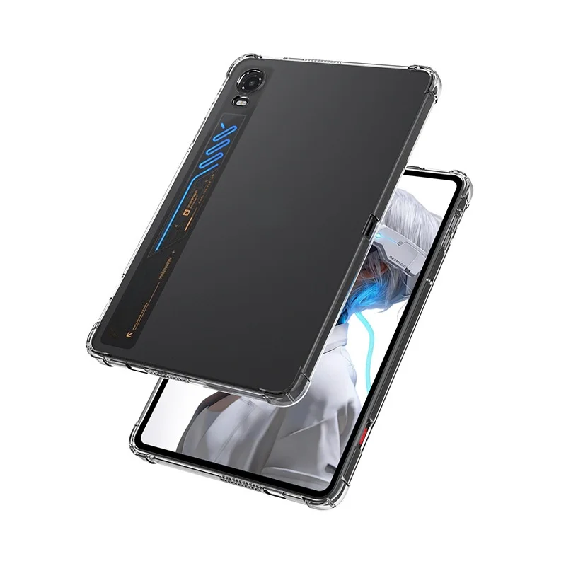 For RedMagic Astra2 Gaming Tablet Transparent Protective Cover TPU Case Anti-Yellow Shockproof Slim Lightweight Tablet Shell