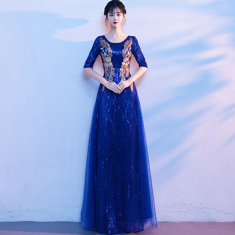 2026 Summer Female Bohemian Purple V-neck High end Splicing To Ankle Long Dress Women\'s New Chiffon Large hem Slim Long Dress