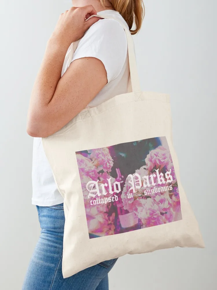 

Arlo Parks Collapsed In Sunbeams Floral print Tote Bag Canvas bag for women Beach bag Women's shopping