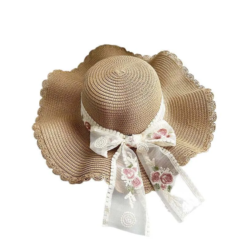 Womens Spring and Summer Caps Sunscreen Straw Men Women Sun Hats Outdoor Gift Travel Classic MJ1243