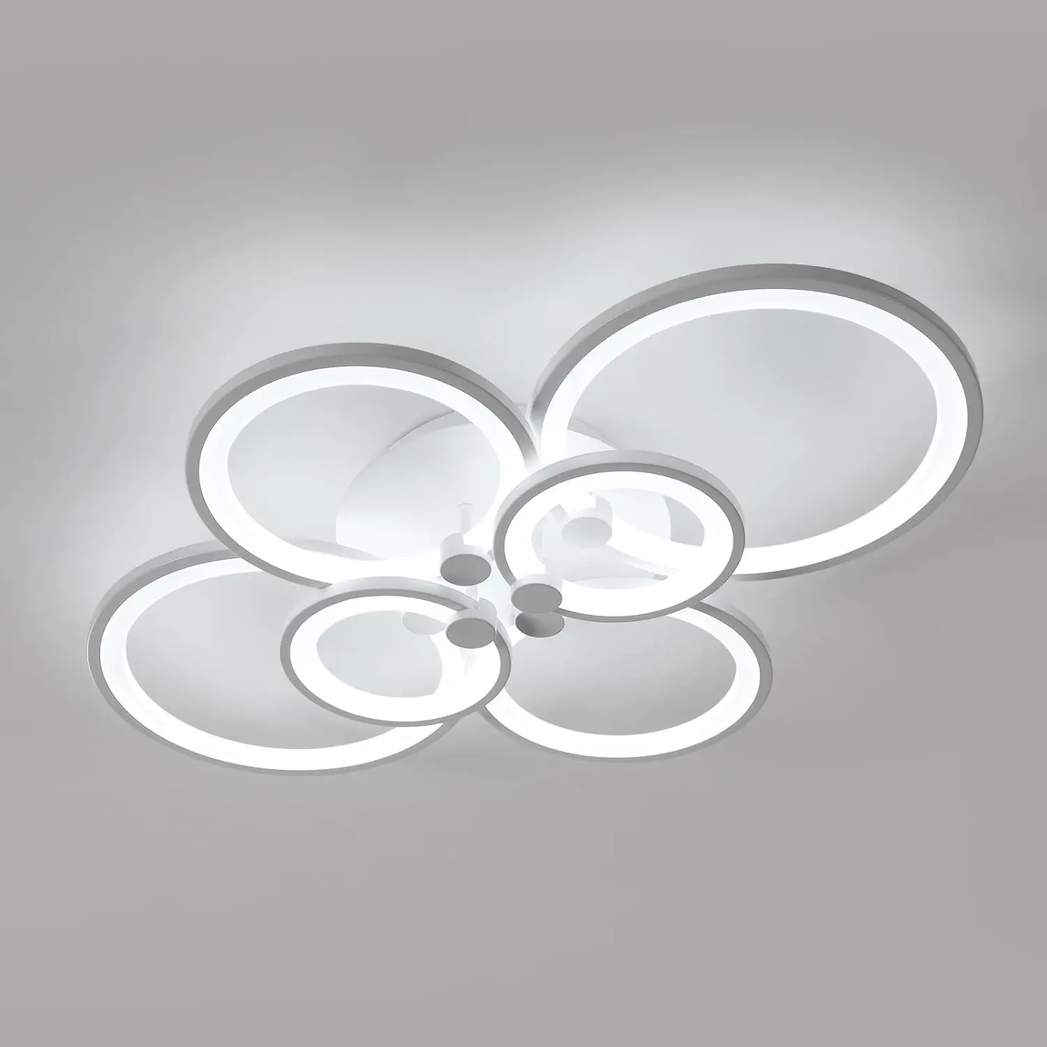 LED-Deckenleuchter, LED-Deckenleuchte 80 W, 7200 lm, 6000 K weißes Licht, moderne