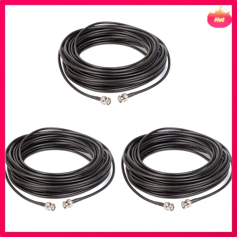 AYHF 3Pcs 3 Meter BNC Extension Cable: تقييم شامل لأداء وموثوقية الكابلات المحورية في التطبيقات الصناعية والهندسية