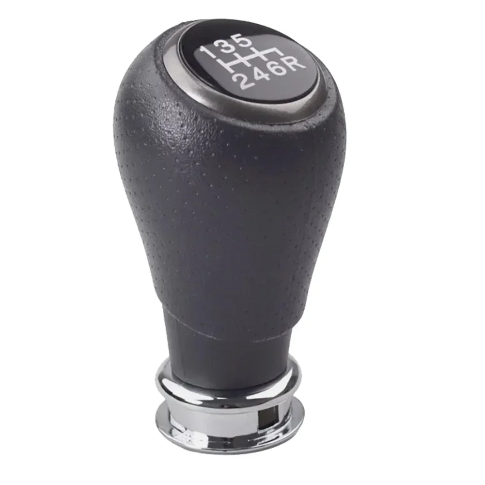 1pcs Car Gear Knob 6+R Speed Gear Knob Leather Plastic Black For Honda For CR-V 2006 - 2011 III Gen Car Accessories