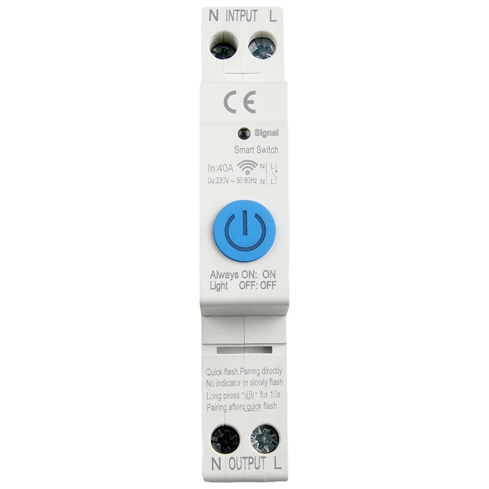 

Advanced Safety Protection Switch Smart Home 230V Circuit Protection 1 Pole Design Built-in Timer Functionality