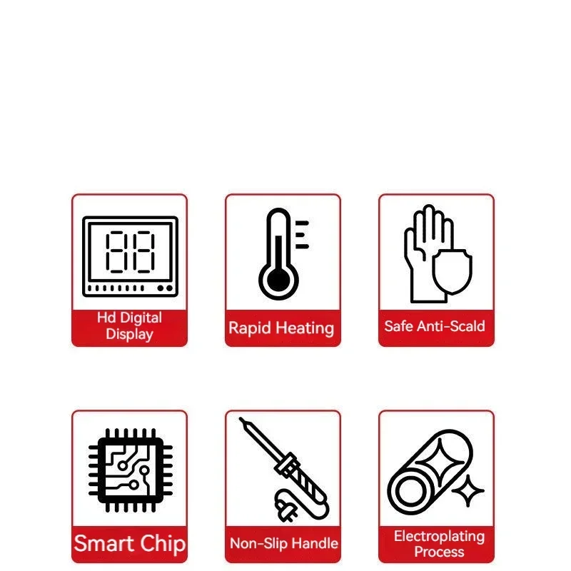 Adjustable Temperature Electric Soldering Iron 60W Welding Solder Rework Station Heat Pencil Tips Repair Tools Soldering Iron