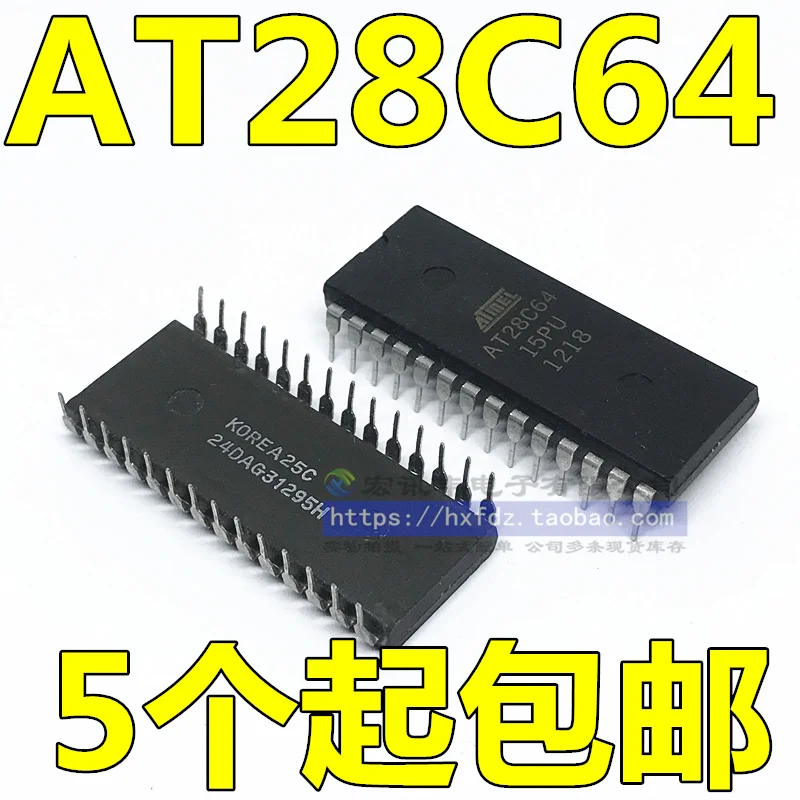 AT28C64-15PU AT28C64-15PC DIP-28       10PCS