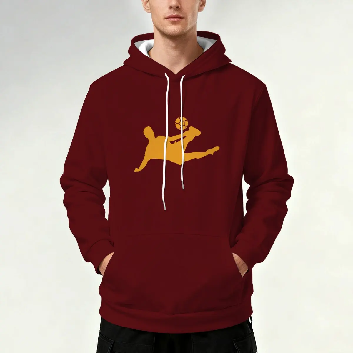 

Мужские толстовки для осени и зимы, коллекция «Футбол», идеально подходят для занятий спортом, отдыха, тренировок на открытом воздухе и повседневной носки.