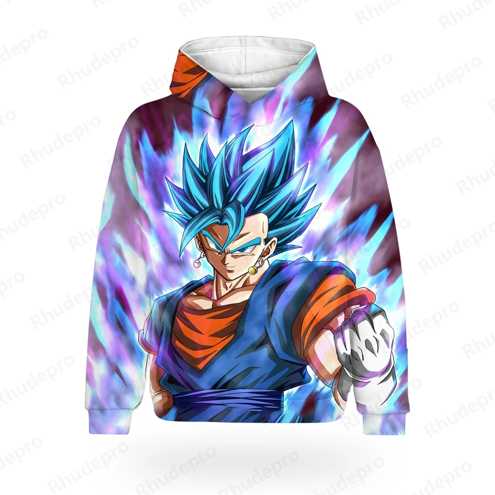 

2024 Dragon Ball Men Clothing Cosplay Men's Hoodie Fashion Tops New Harajuku Style Shirts Super Saiya Goku Trend Hoodie