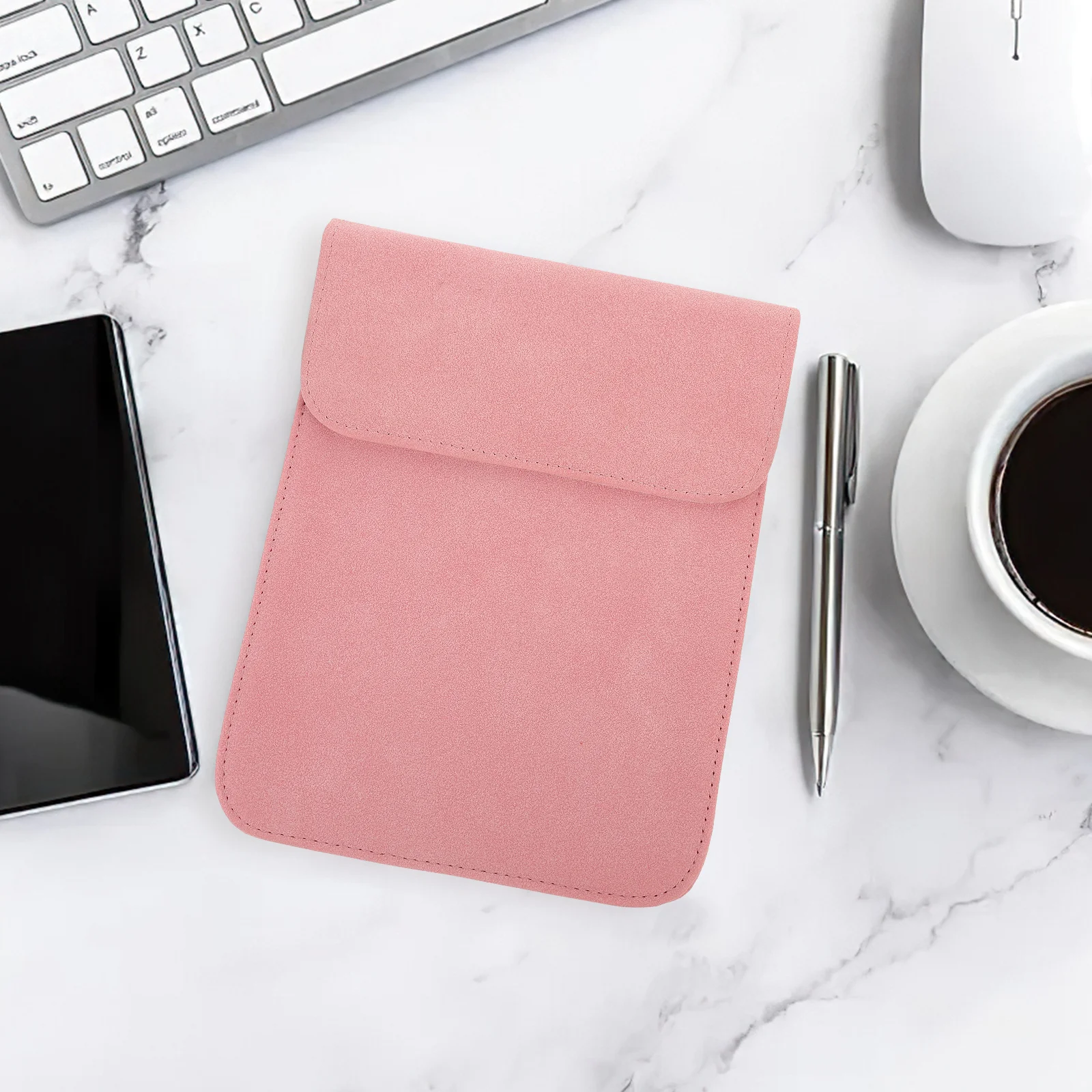 حقيبة قارئ الكتب الإلكترونية، حقيبة داخلية خفيفة الوزن للقارئ الإلكتروني، غطاء حماية متين، حقيبة حمل بيبر وايت