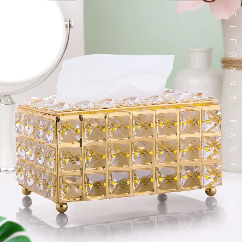 

Nordic Crystal Fashion Ladies Makeup Brush Holder Cosmetic Eyebrow Pencil Storage Box Pencil Vase Desktop Decoration