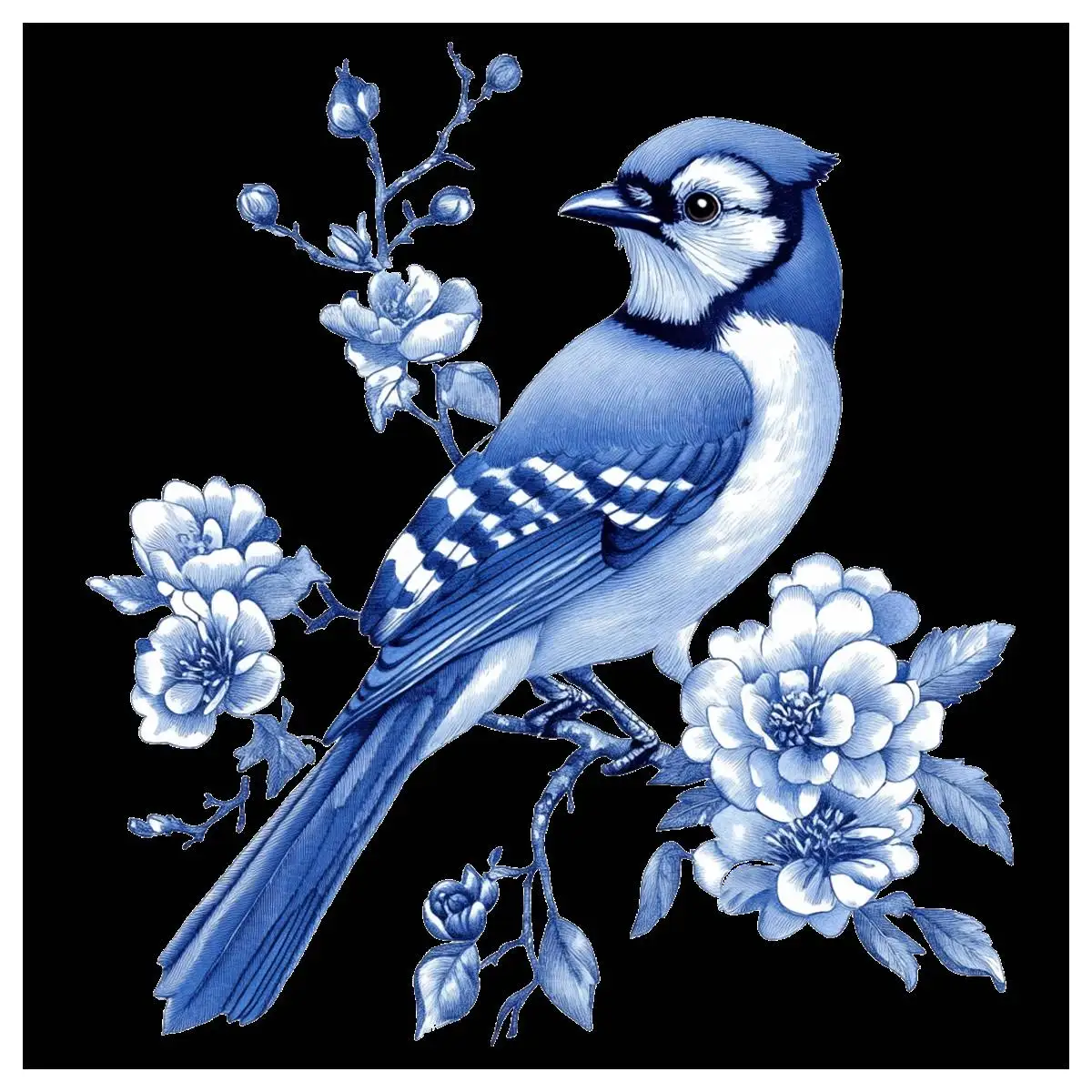 Набор для вышивки крестом «Голубая птица» «сделай сам», 11CT/14CT, украшение для стен, хобби, Новое поступление