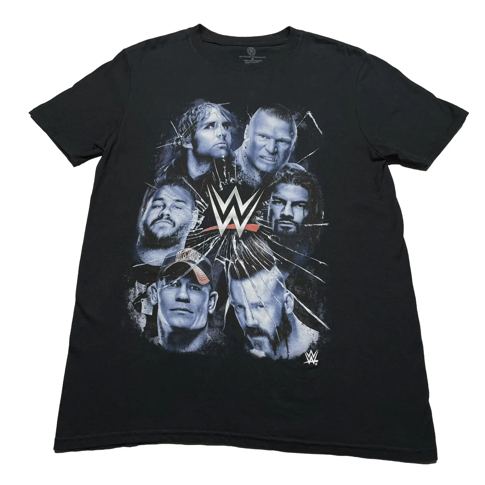 Wrestling T-Shirt Men’s Medium John Cena Brock Lesnar Roman Reigns TV Show