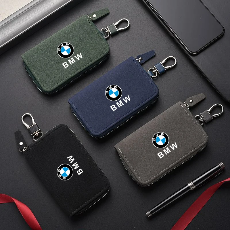 Car Keychain Multi-function Auto Key Cover Storage bag For BMW G30 G32 G01 G02 G05 G06 G07 G26 G23 G22 F40 F20 G08 G16 G15 G14 view 3