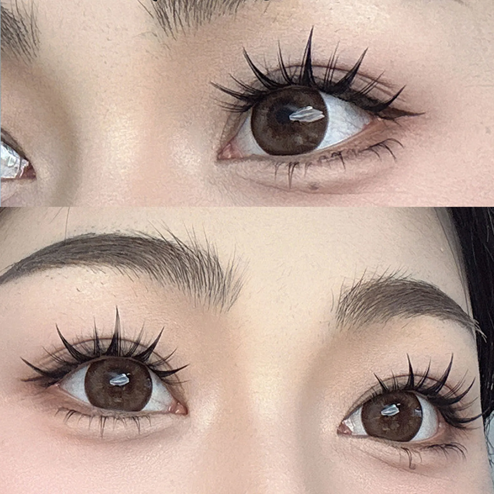 Manga Lashes sunflower blossom False Eyelash Extensions DIY Extension 10-12mm Natural Eyelashes for Eye-Lifting Effect Makeup