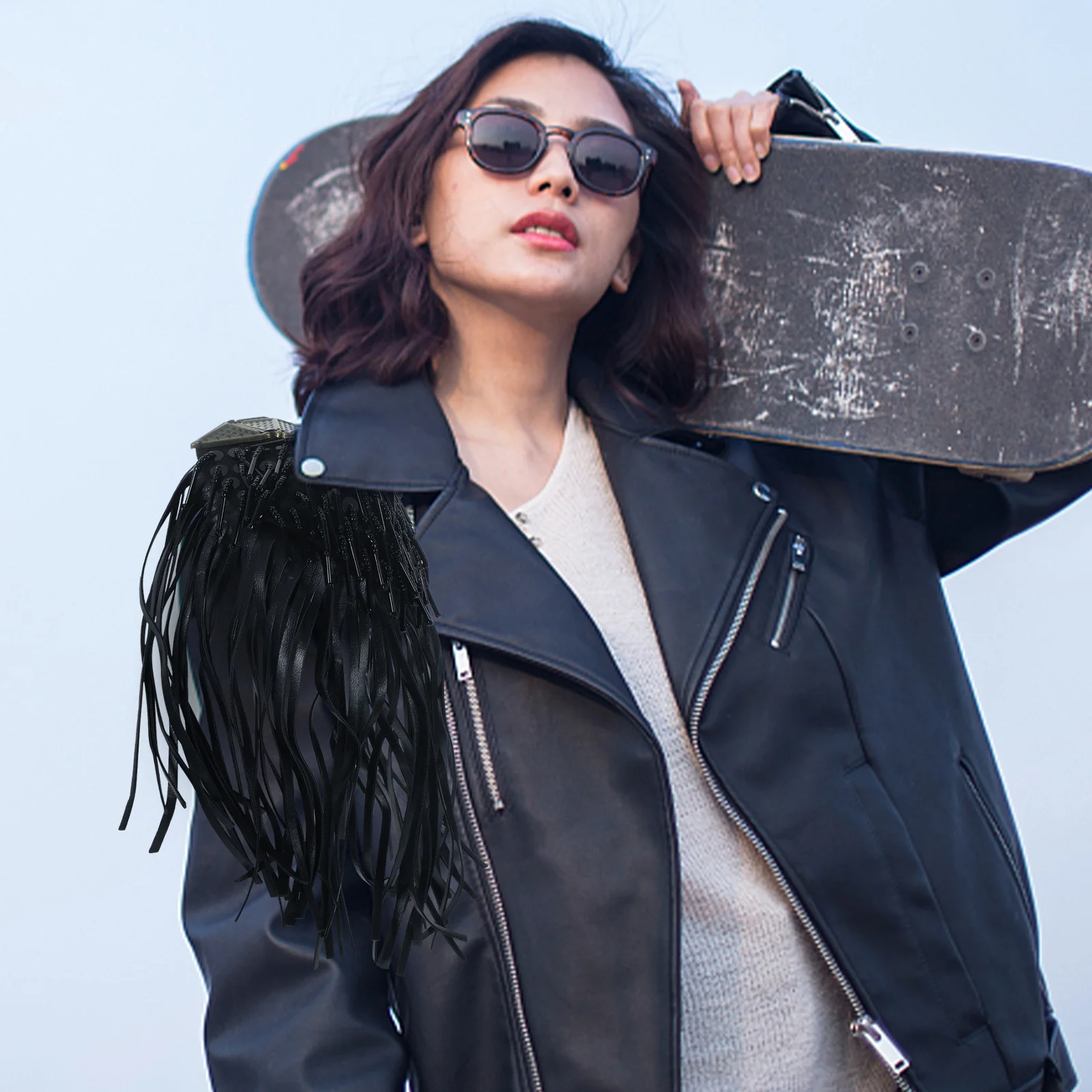 

2Pcs Epaulet for Shoulder Tassel Design Exquisite Detail Durable Use Good Gift Choice Fashionable Decor Shoulder Epaulets Tassel