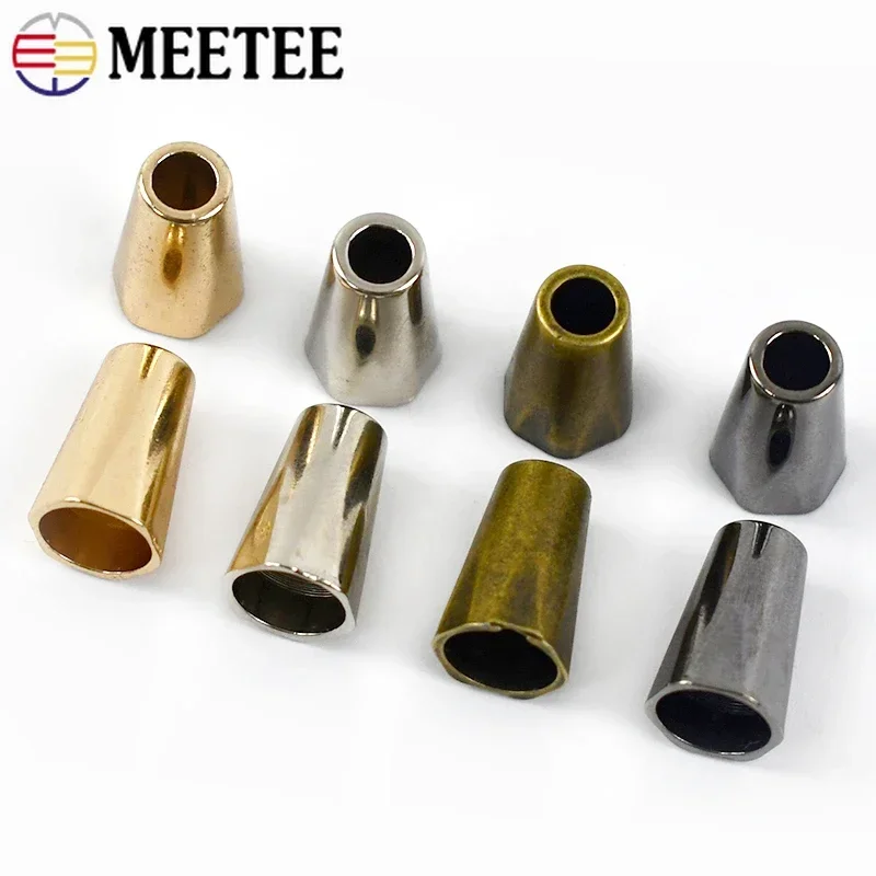 Meetee 10-50Pcs Metal Stopper Button Hat Cord End Jacket Strap Decoation Rope Lock Buckle Sewing Sweatpants Clothing Accessory