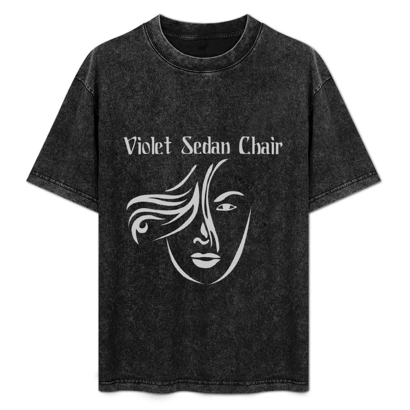 

Violet Sedan Chair T-Shirt Sports Casual Short Sleeve Cotton Tee