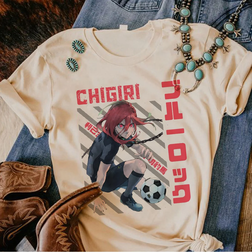 Blue Lock tshirt women Japanese anime comic tshirt girl graphic clothing