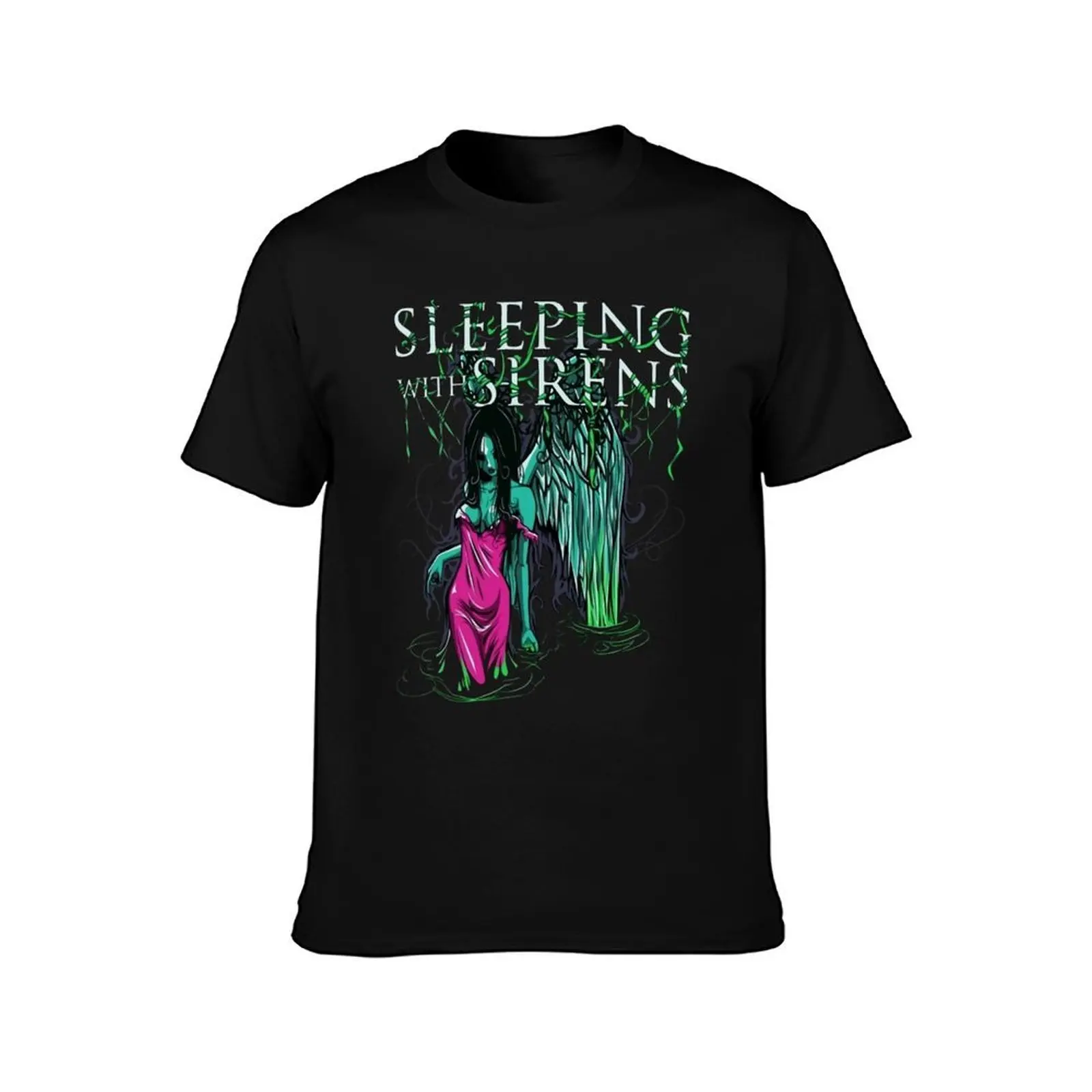 Sleeping with Sirens Youth Teenager T-Shirt Active Sports Short Sleeve Cotton Shirt T-Shirt - view 2