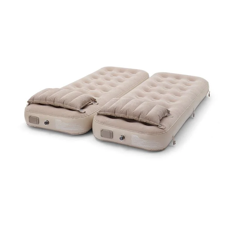 

Single Size Automatic Inflatable Bed Waterproof PVC Camping Sleeping Mattress with Built-in Pump