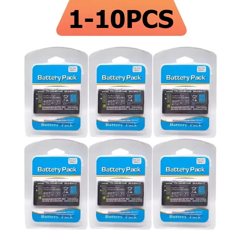

SPR-003 2000mAh High Capacity Replacement Battery for 3DS XL/3DS LL Li-ion with Screwdriver Set For 3DSLL 3DSXL Battery