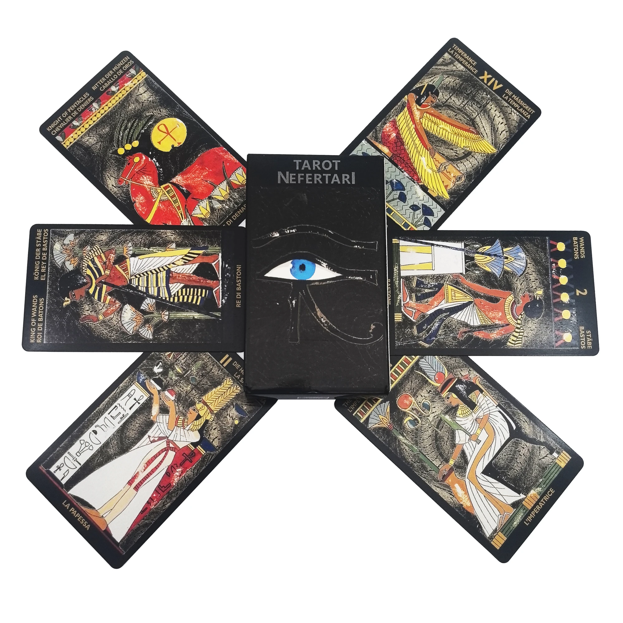 

Nefertari Tarot Oracle Leisure Entertainment Card Family Gathering Divination Deck Tarot Board Playing Card Game gift