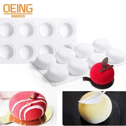 Round Chocolate Candy Mold Silicone Molds for Confectionery Heart Candy Jello Pudding Doughnut Mould Baking Forms Tools