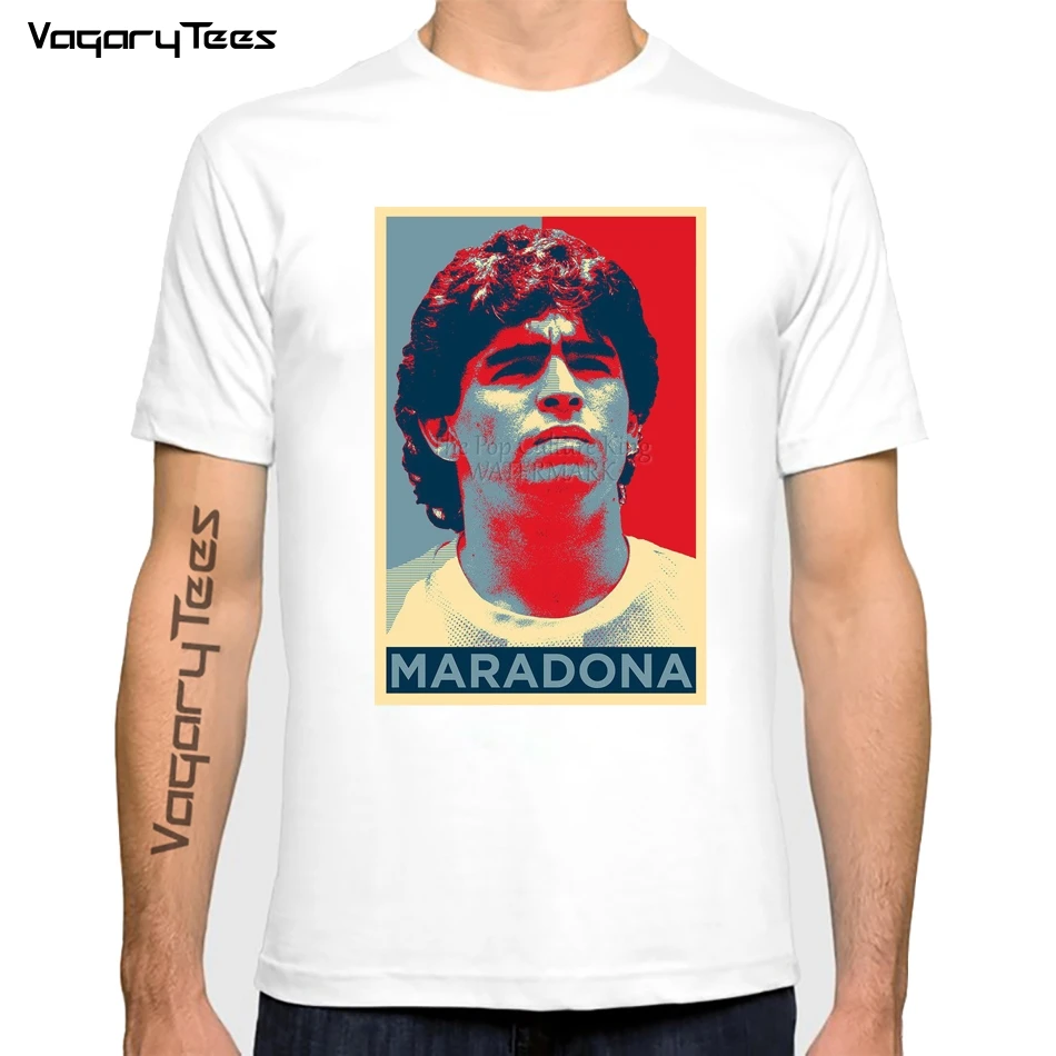 Legendary Diego Armando Maradona T-shirts Men Tee Forever 10 Memorial tshirt