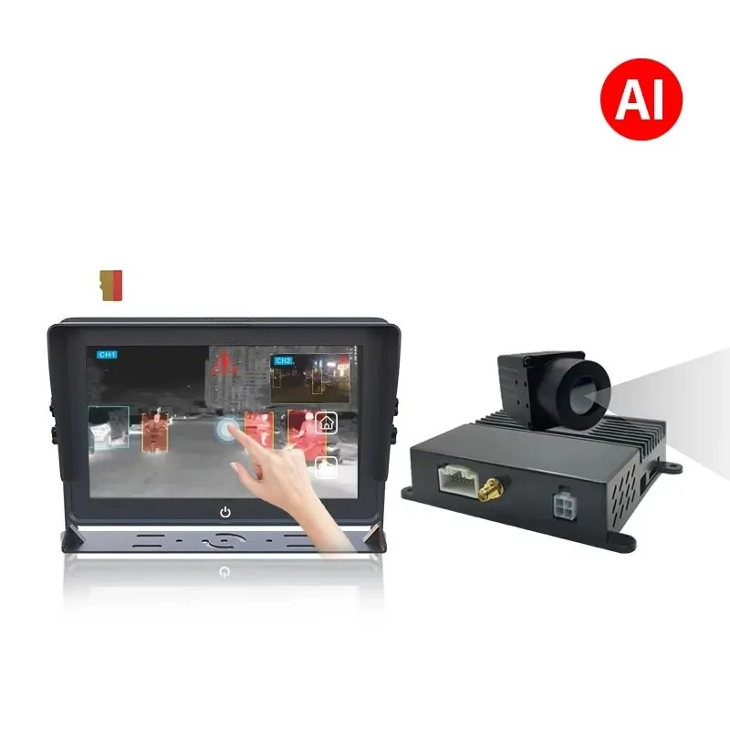 AHD Thermal Imagimg Car Camera Night Vision Vehicle Driving Assistant Camera for Mining Truck Support Human Detection