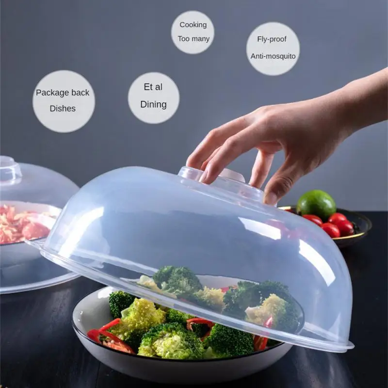 Microwave heating insulation dish cover high quality plastic non-toxic high temperature resistant kitchen accessories