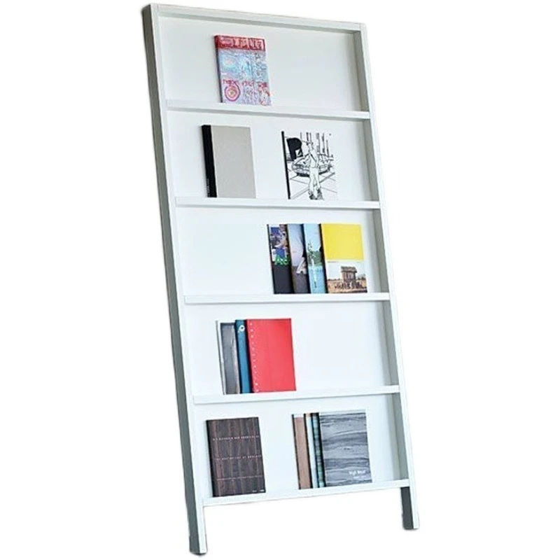 

Simple and fashionable bookshelf, Nordic style floor-to-ceiling bowl and chopstick rack, magazine rack, wall ornament decoration