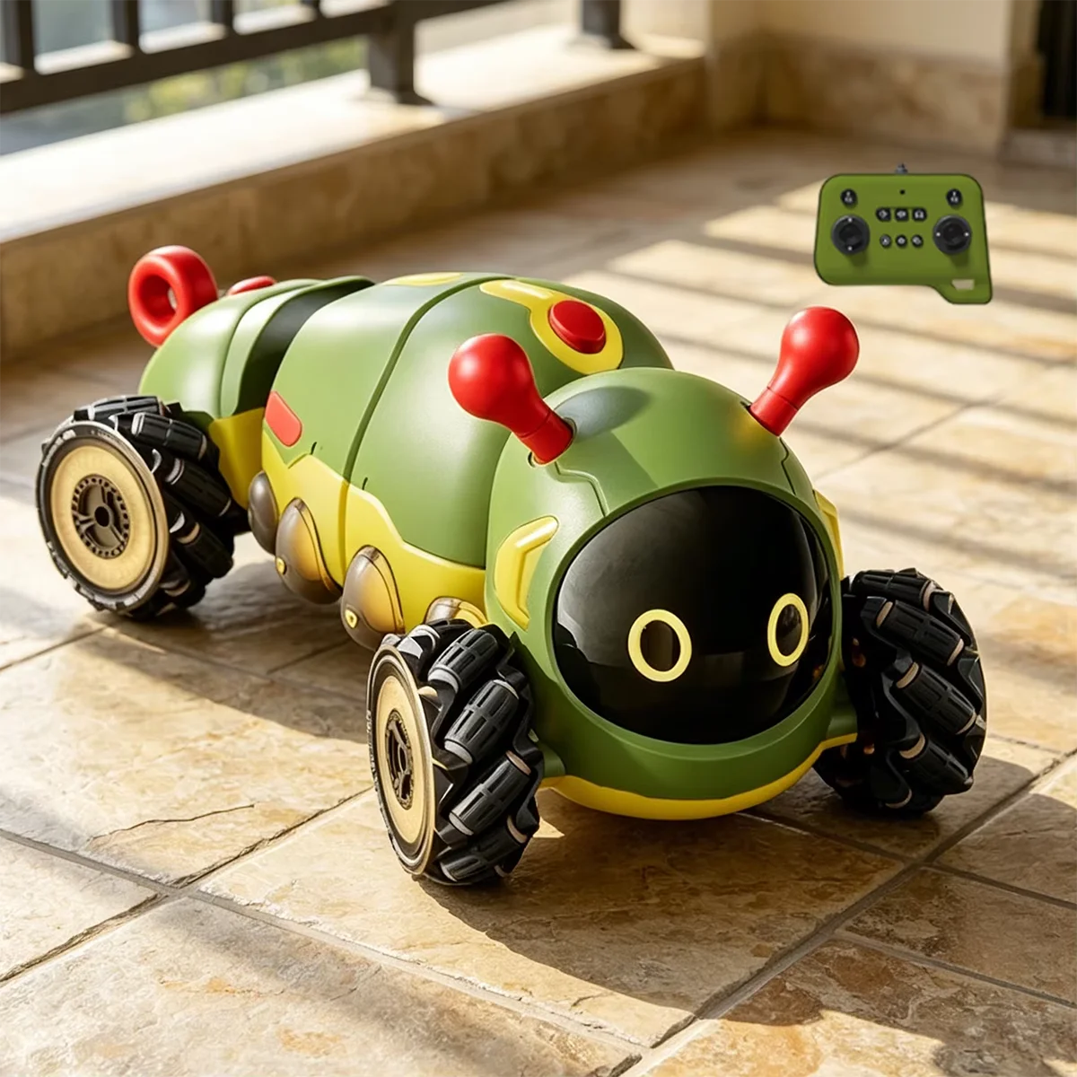 RC Insect Car Intelligent Remote Control Stunt Car with Spray 360 Rotation Radio Control Electric Animal Kid Birthday Gifts